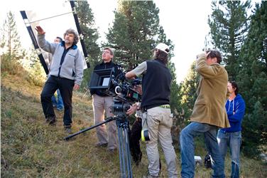 In "Mord am Unmöglichen" schildert Reinhold Messner (li.) in einer Dokumentarfilm-Trilogie die Geschichte des Alpinismus. Foto: LPA