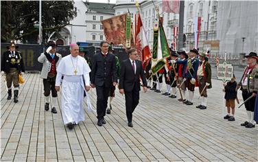 Die Landeshauptleute von Tirol, Günther Platter, und Südtirol, Arno Kompatscher. Foto: Land Tirol/Frischauf