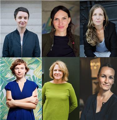 Die Teßmann bringt sechs Autorinnen zum Literaturtag: Simone Hirth mit ihrem Roman Bananama, Anna Reinecke (Leinsee), Natalie Buchholz (Der rote Swimmingpool), Tanja Paar (Die Unversehrten), Katharina Adler (Ida), Svenja Leiber (Staub).