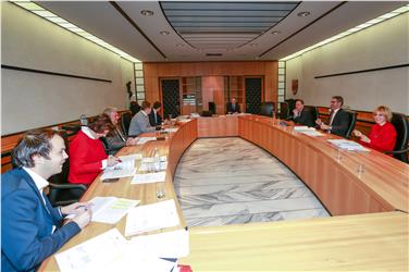 Die neue Landesregierung ist heute zu ihrer erste Sitzung zusammengetroffen - Foto: LPA/Oskar Verant