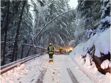 60 Einsätze haben die Freiwilligen Feuerwehren in Südtirol zwischen 17 Uhr gestern abends und heute mittags absolviert: im Bild die FF Gummer. Foto: Freiwillige Feuerwehr Gummer