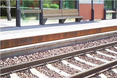 Der Bahnhof Siebeneich - Foto: LPA/STA