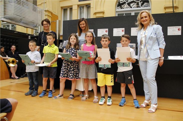 Beste "Mathematik-Kängurus" der 1. Klasse Grundschule - Foto: Verena Hilber