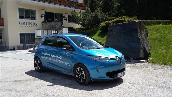 Elektrofahrzeuge: Probieraktion für Südtirols Wirtschaftstreibende (Foto LPA)