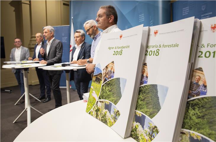 Im Bericht 2018 wird die Vielfalt der Südtiroler Agrar- und Forstwirtschaft sichtbar. Foto: LPA/Barbara Franzelin