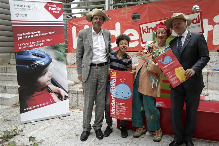 EuregioFamilyPass beim Kinderfestival in Bozen (FOTO: Stiftung Sparkasse)