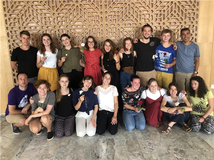 Die Südtiroler Jugendlichen, die in diesem Jahr im Rahmen des Austauschprojekts "Hallo Ciao Maroc" in Rabat zu Gast waren - Foto: LPA/Amt für Jugendarbeit