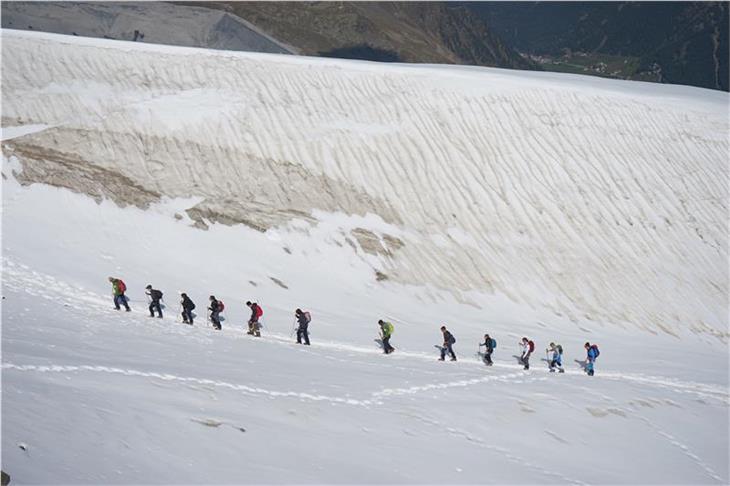 Der Aufstieg zur Suldenspitze im Vorjahr - Foto: LPA/Hubert Wegmann