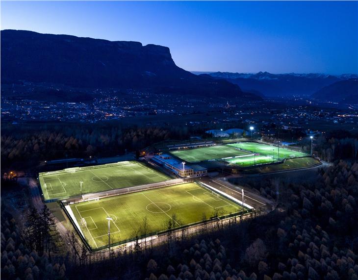 FC Südtirol weiterhin Werbeträger des Landes, im Bild die Trainigsanlage des FCS