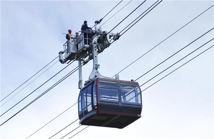 Wartungsarbeiten finden im November nicht nur an der Rittner Seilbahn (im Bild), sondern auch bei der Mendel- und Jenesiener Bahn statt. (Foto: STA/Seehauser)