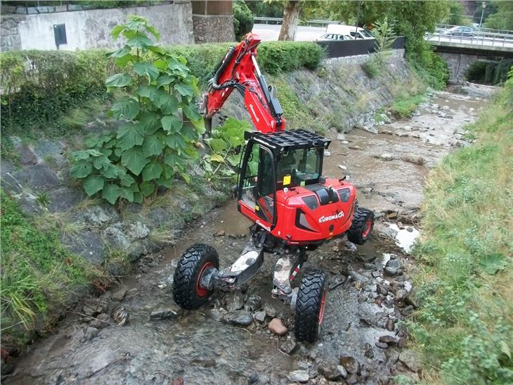 Im Herbst hat das Landesamt für Wildbach- und Lawinenverbauung Nord mit Instandhaltungsarbeiten im Gonderbach in Kollmann begonnen. (Foto: LPA/Amt für Wildbach- und Lawinenverbauung Nord)