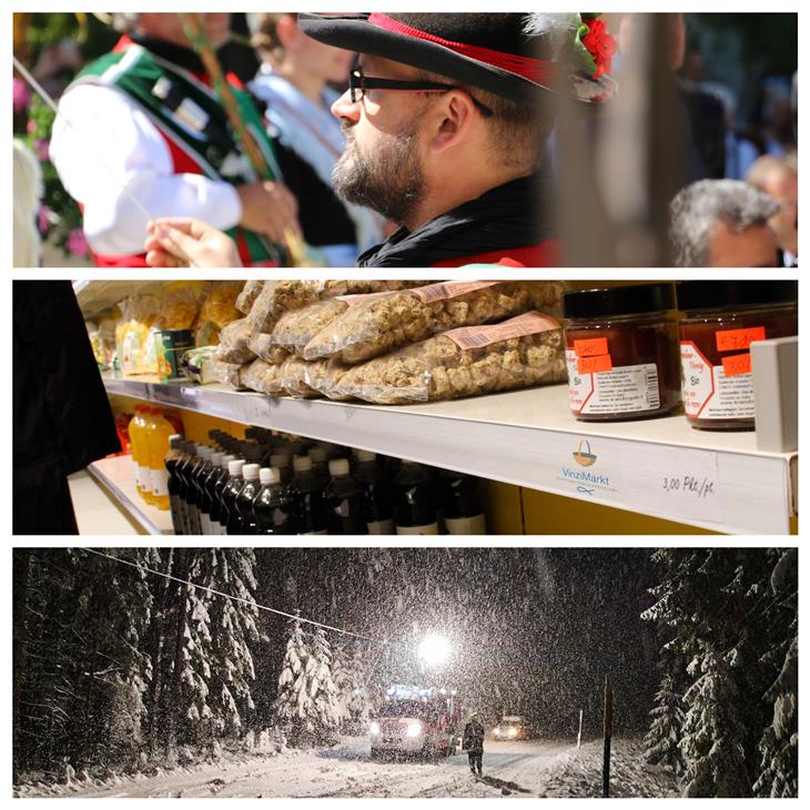 Das Ehrenamt in Südtirol ist vielfältig und facettenreich. (Fotocollage: LPA/Maja Clara/Greta Stuefer/FF Pfalzen