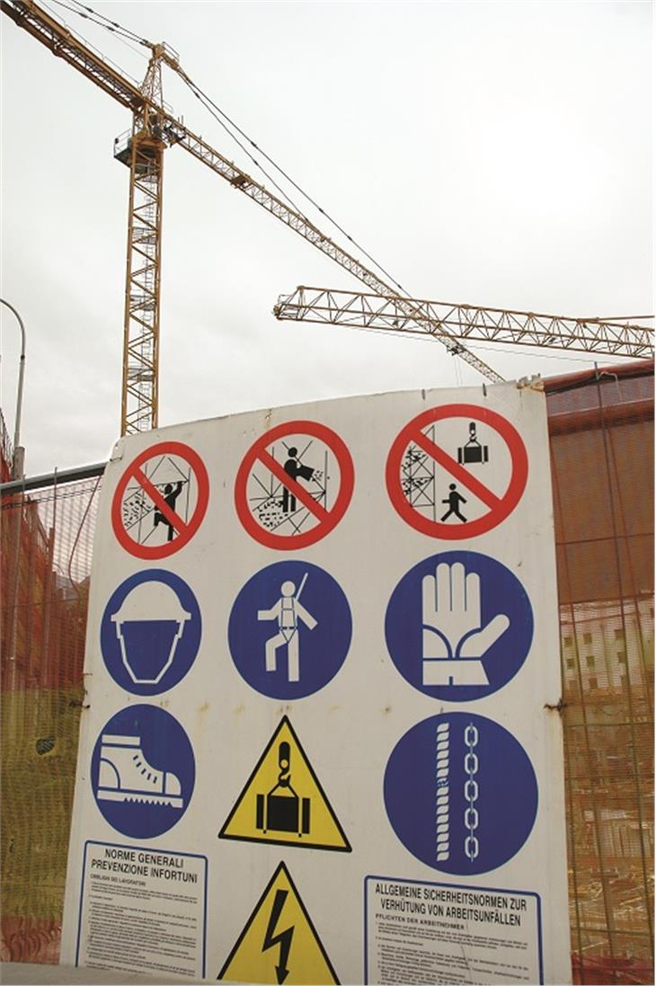 Die Einnahmen aus den Sanktionen im Bereich Arbeitssicherheit fließen in einen Fonds für die Finanzierung von Präventionsmaßnahmen. (Foto: LPA)