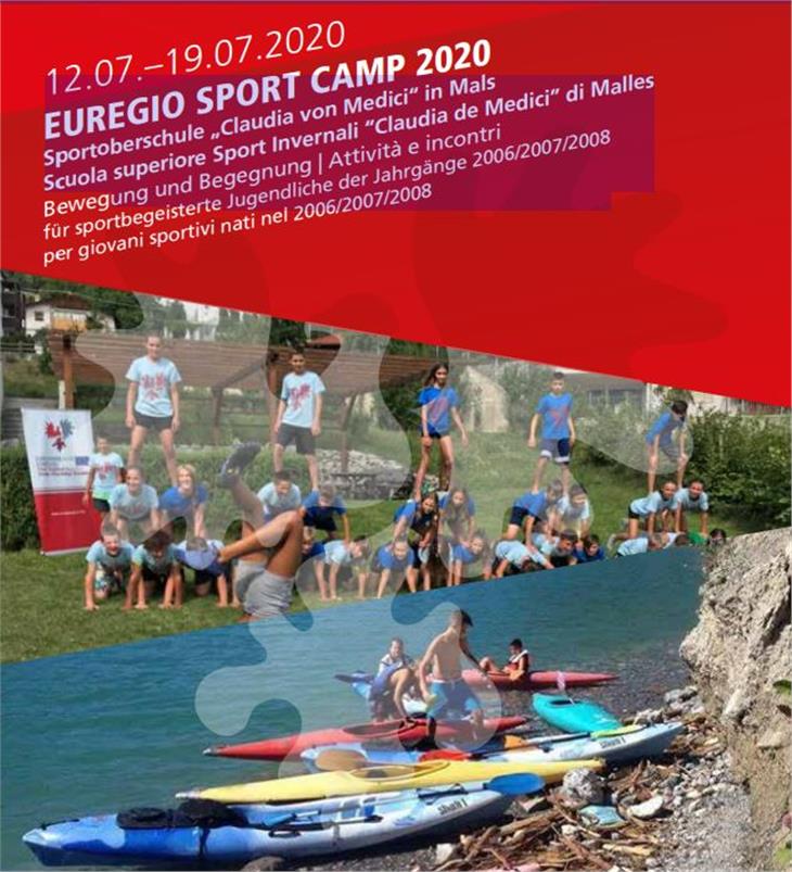 Zum Euregio Sport Camp 2020 in Mals kann man sich ab Montag anmelen.