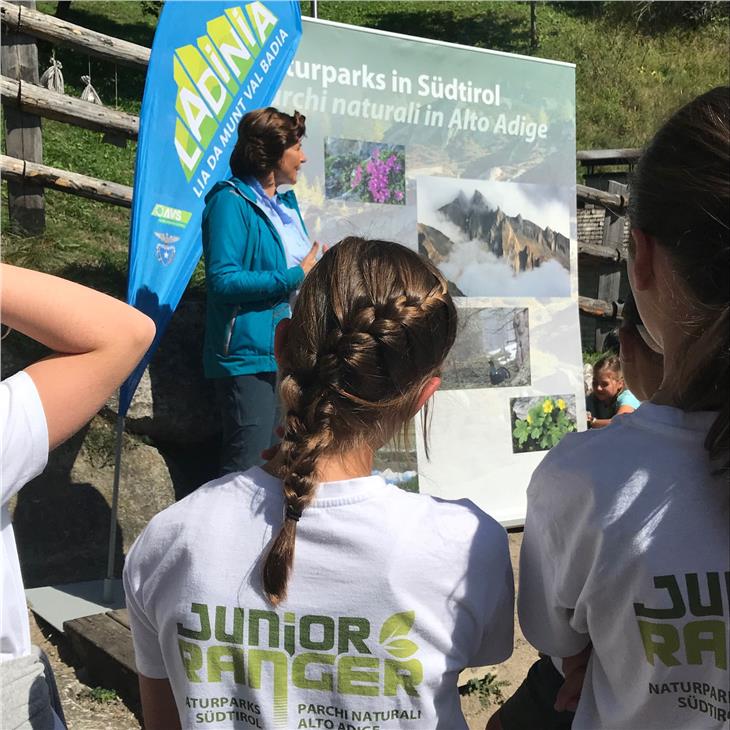 Die Junior Rangers von heute sind die Botschafter für Südtirols Natur- und Kulturlandschaften von morgen, ist LRin Hochgruber Kuenzer überzeugt. (Foto: Landesamt für Natur)