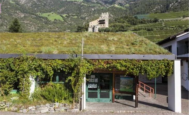 Das derzeitige Naturparkhaus Texelgruppe in Naturns (Foto: Land Südtirol)