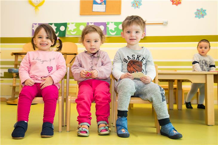 In verkleinerter Form startet heute (18. Mai) auch die Kleinkindbetreuung wieder. (Foto: Familienagentur/Ingrid Heiss)