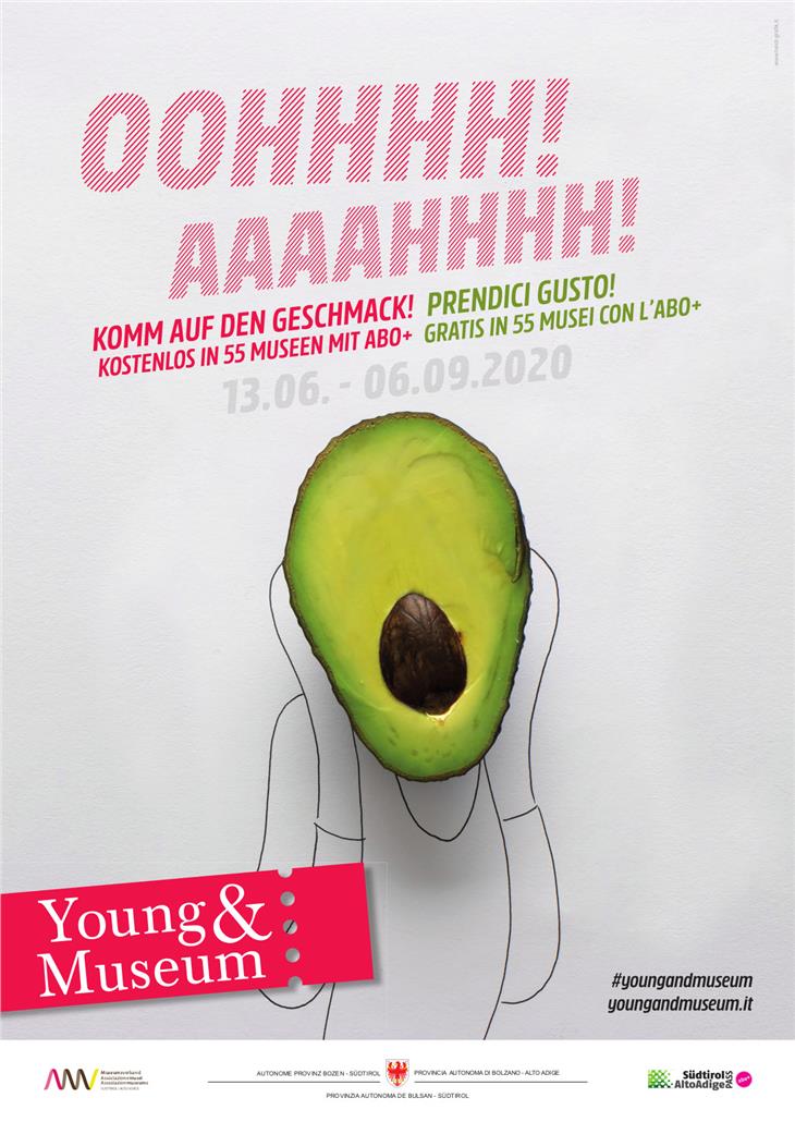 An Edvard Munchs "Schrei" angelehnt ist die Kampagne 2020 zur Bewerbung der Aktion "Young and Museum".