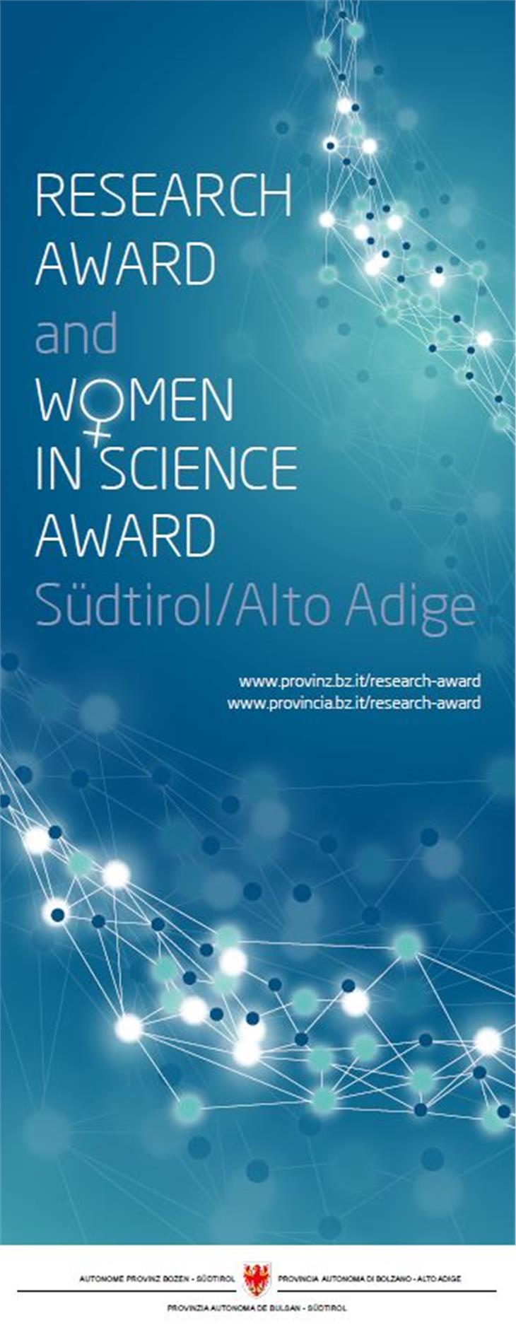 Der Preis Women in science award wird im laufenden Jahr 2020 erstmals vergeben.