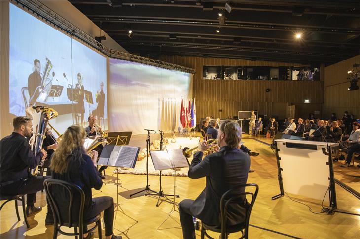 Auftakt zum Europäischen Forum Alpbach 2020 ganz im Zeichen der Zukunft der Euregio. (Foto: Land Tirol/Sedlak)