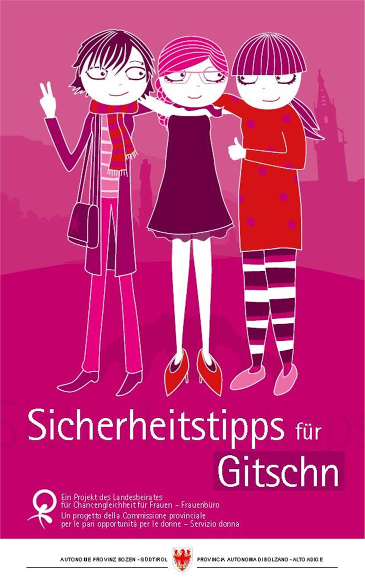 Die "Sicherheitstipps für Gitschn" sind anlässlich des Welt-Mädchentages überarbeitet worden.