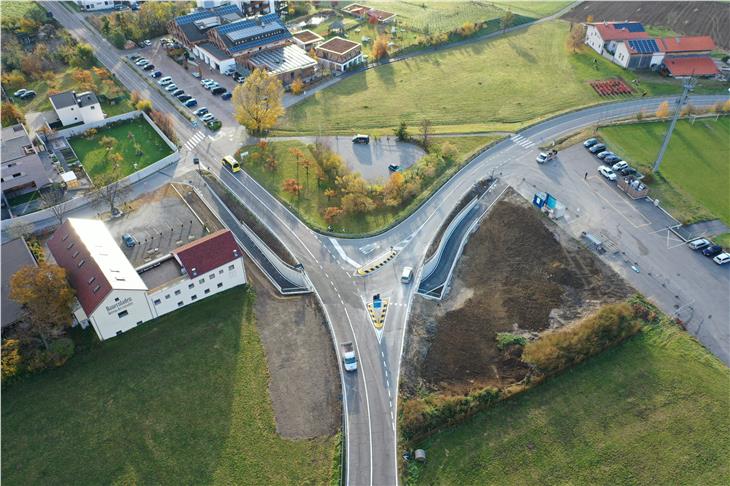 Die Arbeiten bei der Fußgängerunterführung bei Zufahrt Laatsch sind fertiggestellt (Foto: Abteilung Tiefbau)