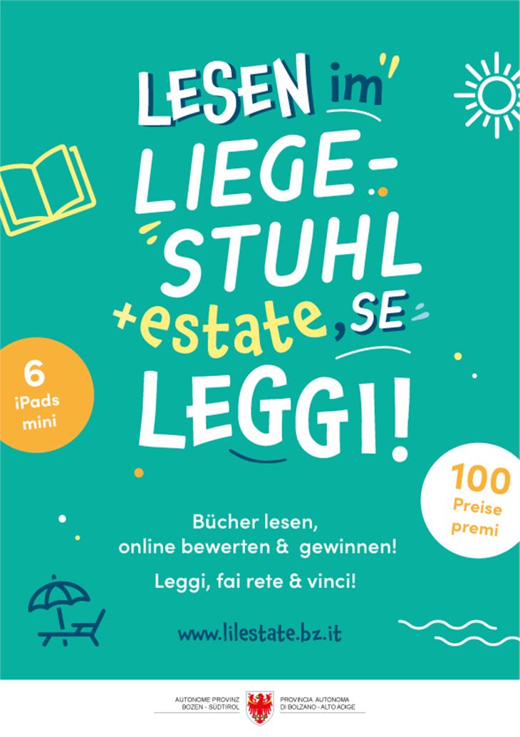 Das Logo der Leseaktion "Lesen im Liegestuhl"