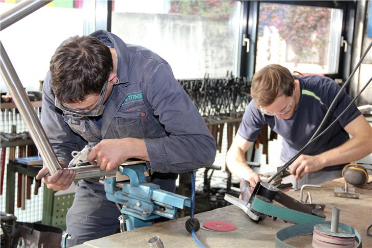 Die Bereiche Arbeitsvermittlung und Arbeitsinspektion in der Landesabteilung Arbeit werden entkoppelt. Im Bild: Ausbildung am Arbeitsplatz. (Foto: LPA)