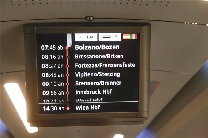 Der Direkt-Railjet Bozen-Wien fährt bis Jahresende und dann wieder ab 10. Jänner. (Foto: Oskar Verant)
