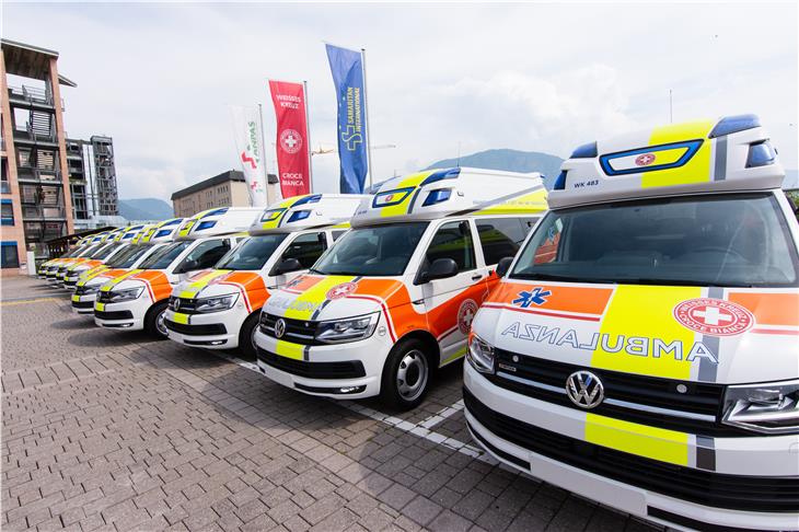 In Brixen und Bruneck kommen zwei zusätzliche Rettungsfahrzeuge zum Einsatz. (Foto: Weißes Kreuz)