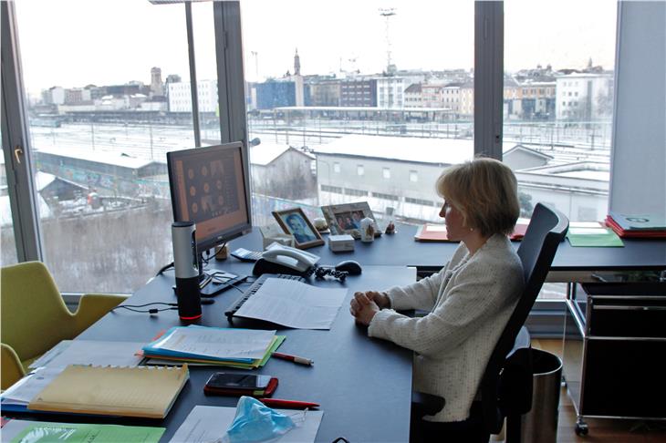 In diesem Jahr fand das alljährliche Medienfrühstück zum Jahresauftakt in digitaler Form statt. (Foto: LPA/Greta Stuefer)