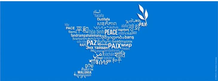 Das Logo des Internationalen Tages der Muttersprache