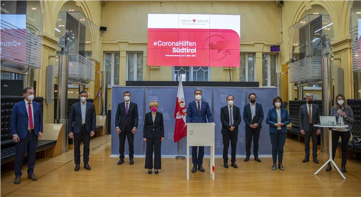 Heute vor einer Woche hatte die Landesregierung die neuen Corona-Hilfen für Unternehmen und Familien vorgestellt. (Foto: LPA/Fabio Brucculeri)