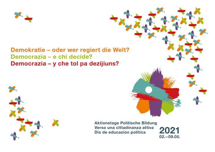 Die Demokratie steht im Mittelpunkt der Aktionstage Politische Bildung 2021.