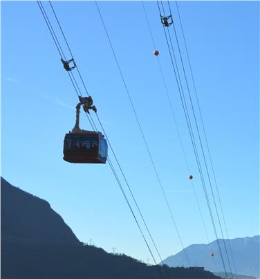 2016  bescherte der Rittner Seilbahn einen neuen Rekord bei den Fahrgastzahlen (FOTO: LPA/ Daniel Rabanser)