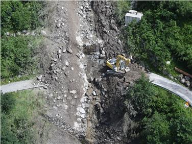 In die Verringerung des hydrogeologischen Risikos und den Erosionsschutz sollen fünf EFRE-Millionen fließen - Foto: LPA