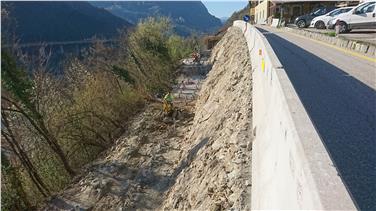 Beim Kalten Keller wird die Brennerstaatstraße verbreitert und versetzt