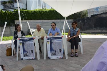 (v.l.n.r.) Maddalena Povinelli, Luigi Giovannini, Landesrat Tommasini und Claudia Furlani. Foto: LPA/SA