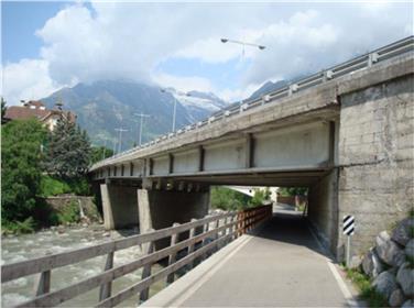 Die MeBo-Brücke in Algund wird saniert und stabilisiert