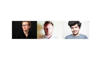 Sprechen und Schreiben: Maxi Obexer, Jörg Zemmler und Arno Dejaco lesen am 26. August