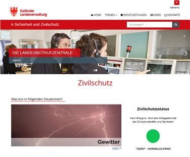 Der Bereich Zivilschutz in der Agentur für Bevölkerungsschutz hat nun eine neue Website.