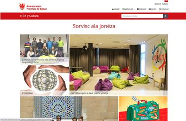 Die neue Webseite der ladinischen Jugendarbeit ist online./Foto LPA