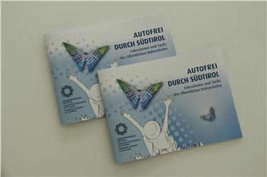“Autofrei durch Südtirol”  Neue Info-Broschüre zum Tarifsystem im öffentlichen Nahverkehr