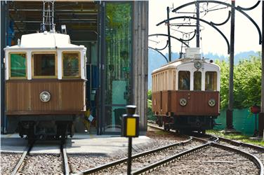 Der Mobilitätsknotenpunkt von Bahn und Seilbahn in Oberbozen am Ritten wurde zum Bahnhof des Jahres 2018 gekürt - Foto: LPA/Michael Lintner