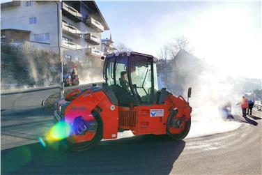 Lavori di asfaltatura al via anche in Val Venosta (Foto USP)