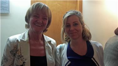 Martha Stocker e la Ministra della salute, Giulia Grillo (Foto USP/Katharina Tasser)