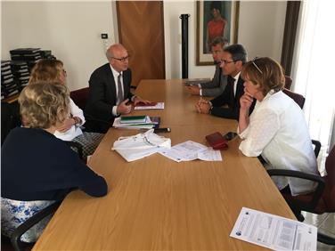 Incontro con l'OCSE, la Regione parteciperà ad un'indagine sull'assistenza agli anziani (Foto USP)