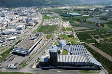 La zona produttiva di Bolzano Sud (Foto USP)