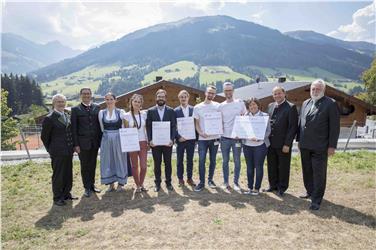 Foto di gruppo dei premiati Foto Land Tirol/Sedlak