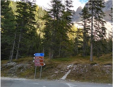 La strada per il passo Erbe Foto Usp